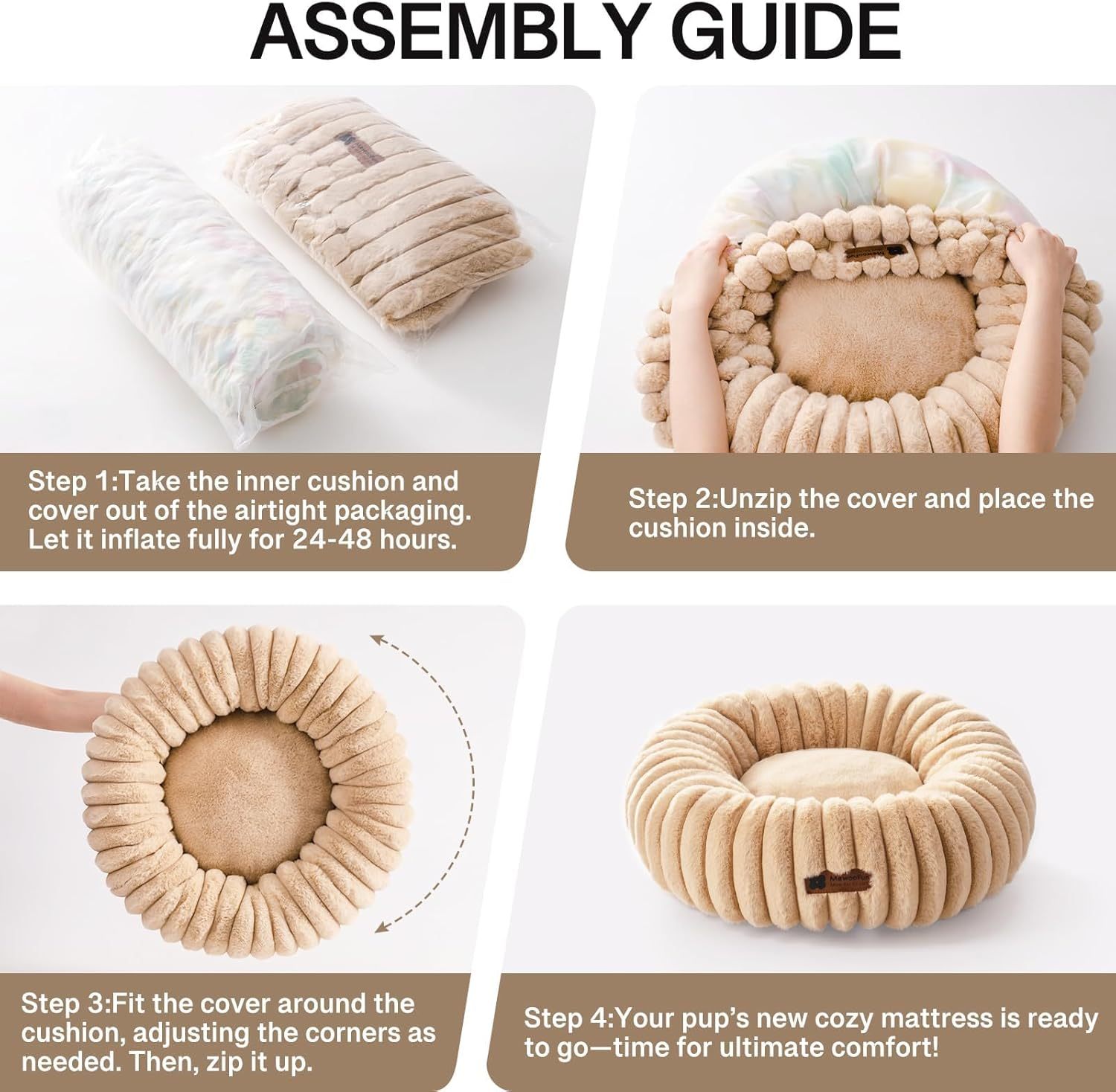 Calming Donut Pet Bed