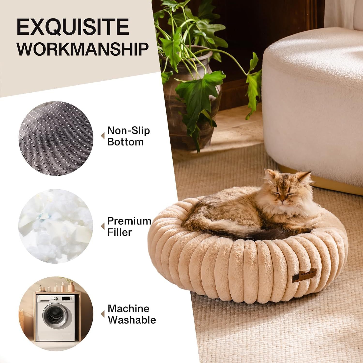 Calming Donut Pet Bed